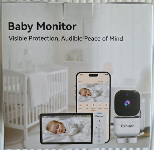 Exnuor video baby monitor - 5",